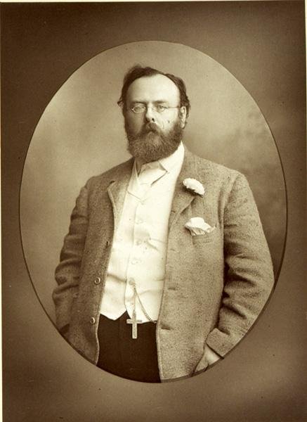 صورة لروبرت بوكانان (1841-1901) (صورة بالأبيض والأسود) بواسطة Walery Rzewuski