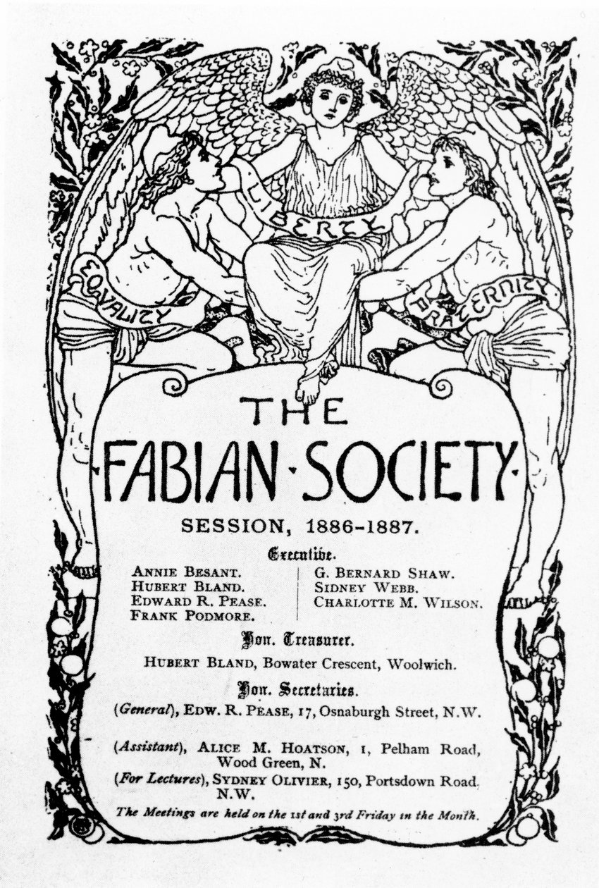 تقرير جمعية فابيان ، 1886-187 بواسطة والتر كرين