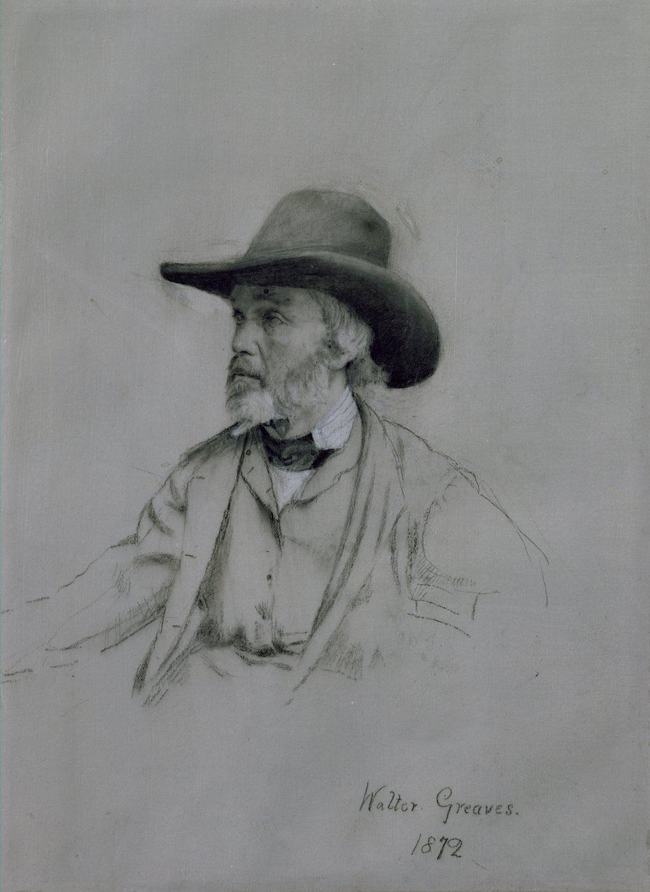 توماس كارليل (1795-1881) ، 1872 (طباشير) بواسطة والتر جريفز