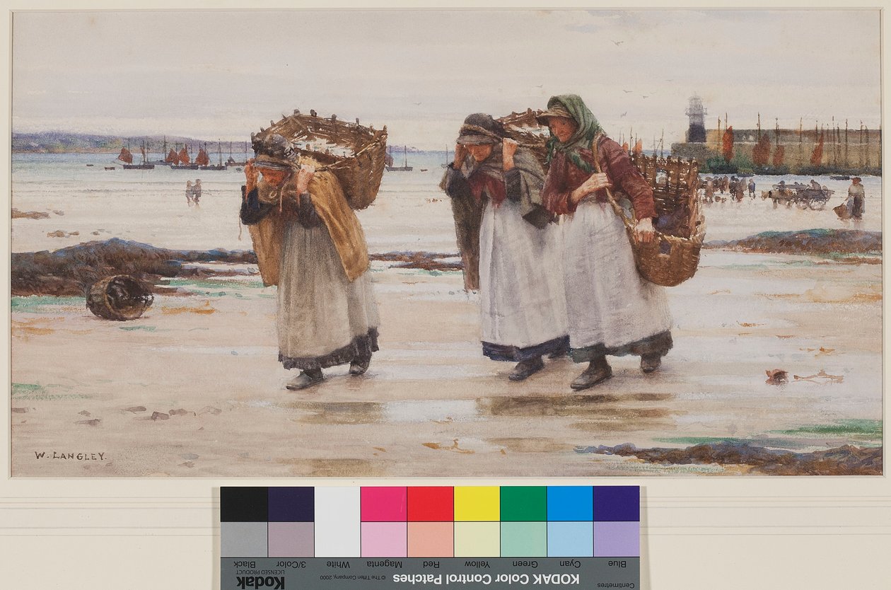 المعيلون ، c.1896 (مرحاض على ورق) بواسطة والتر لانجلي