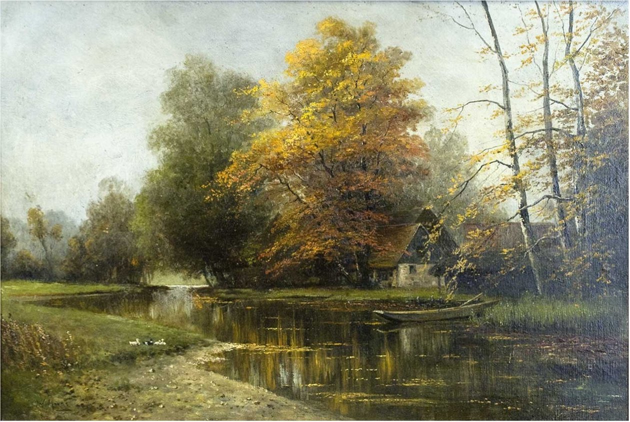 المناظر الطبيعية Spreewald بالقرب من LehdenGerman: In the Spreewaldn بواسطة والتر موراس