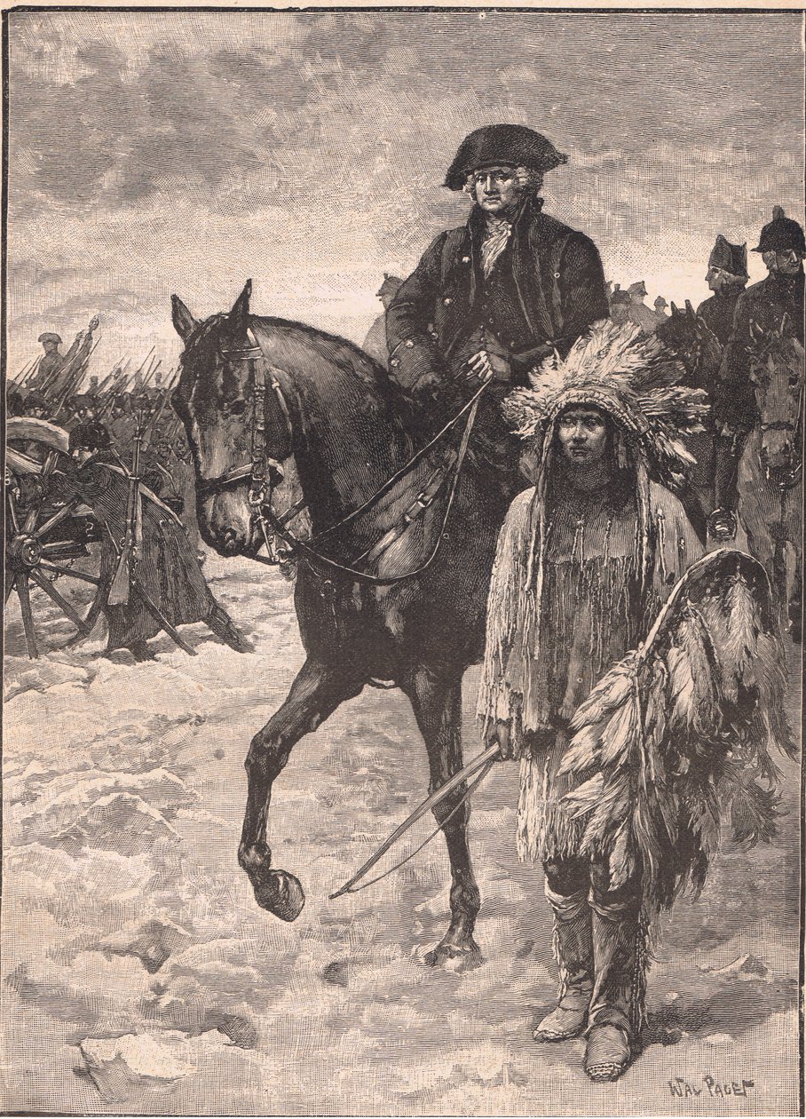 واشنطن تعبر ديلاوير 1777 م بواسطة والتر باجيت