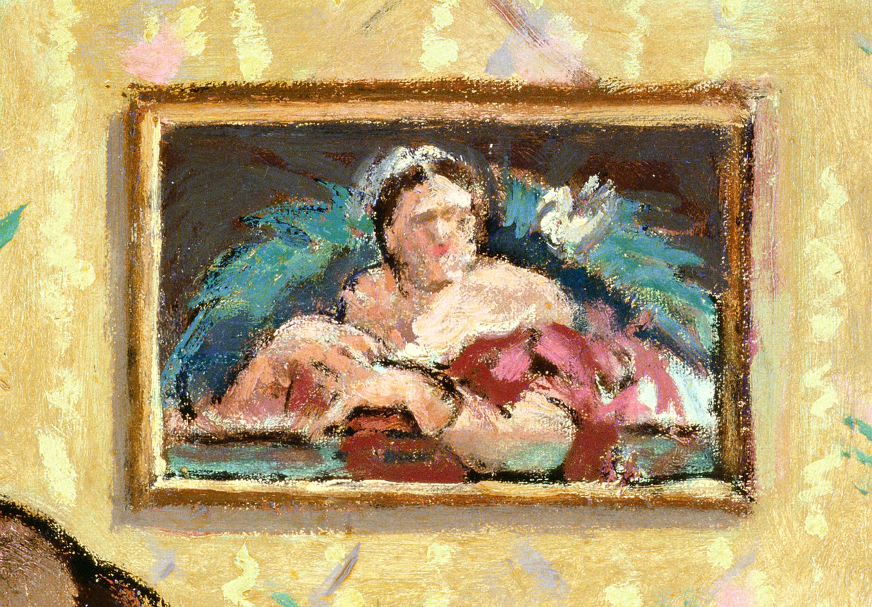 الرسم على الحائط ، تفاصيل Ennui ، c.1913 زيت على قماش انظر 138791 بواسطة والتر ريتشارد سيكرت