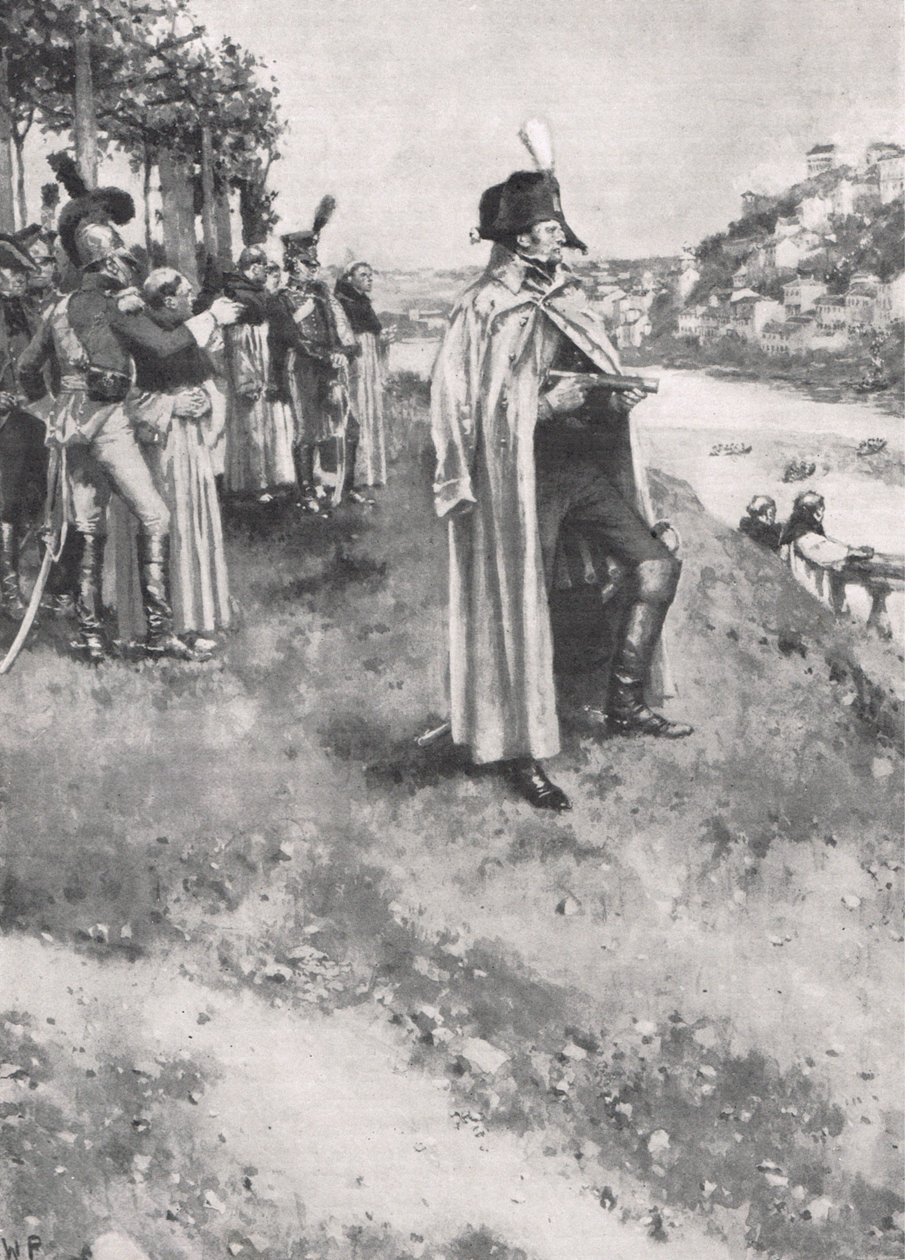 ممر دورو ، مايو 1809 ، رسم توضيحي من "المعارك البريطانية في البر والبحر" ، نشره كاسيل ، c.1910 بواسطة والتر ستانلي باجيت