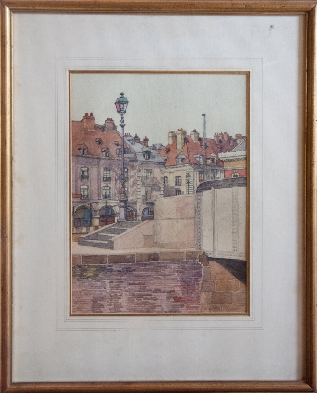 Quai Duquesne ، Dieppe (قلم وحبر مع مرحاض على ورق) بواسطة والتر تايلور