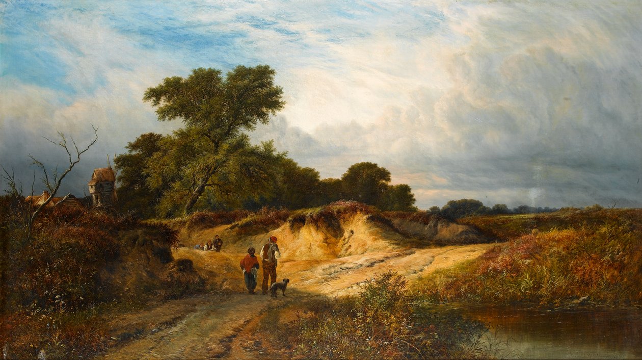 حفر رملية بالقرب من Reigate ، ساري ، 1869 بواسطة والتر ويليامز