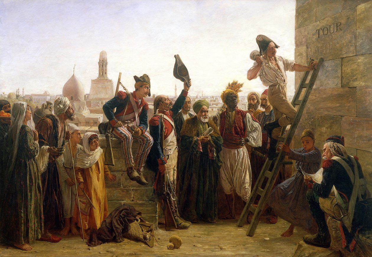 الفرنسيون في القاهرة عام 1800 ، 1884 بواسطة والتر تشارلز هورسلي