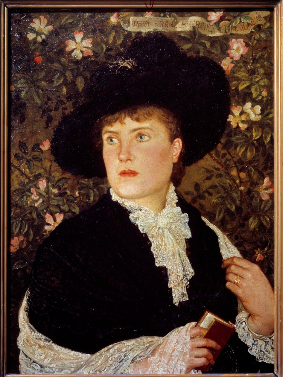 Portrait of Madame Walter Crane (? -1915) nee Mary Frances Painting by Walter Crane (1845-1915) 1882 Sun. 0,78x0,56 m Paris, musee d