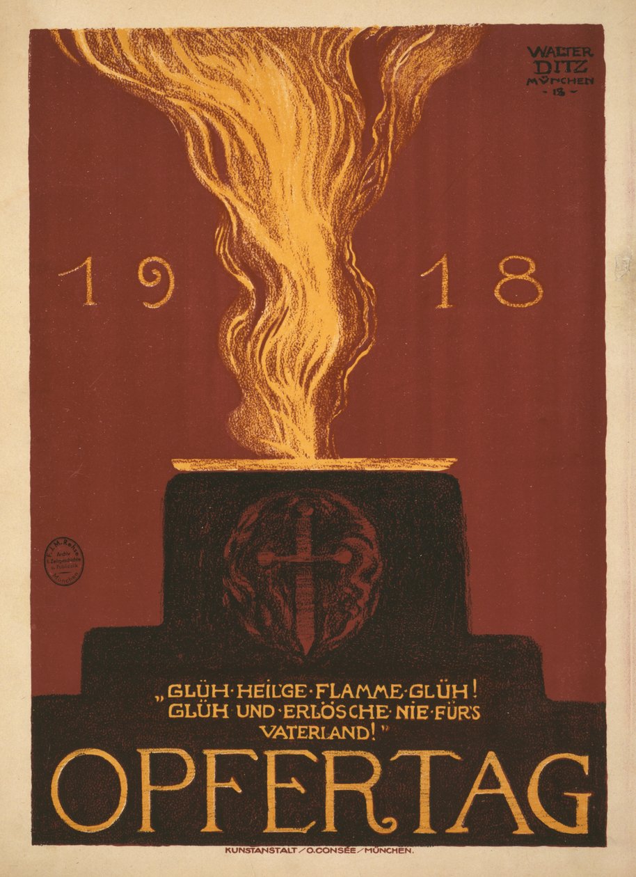 1918 يوم الذبيحة 1918. بواسطة والتر ديتز