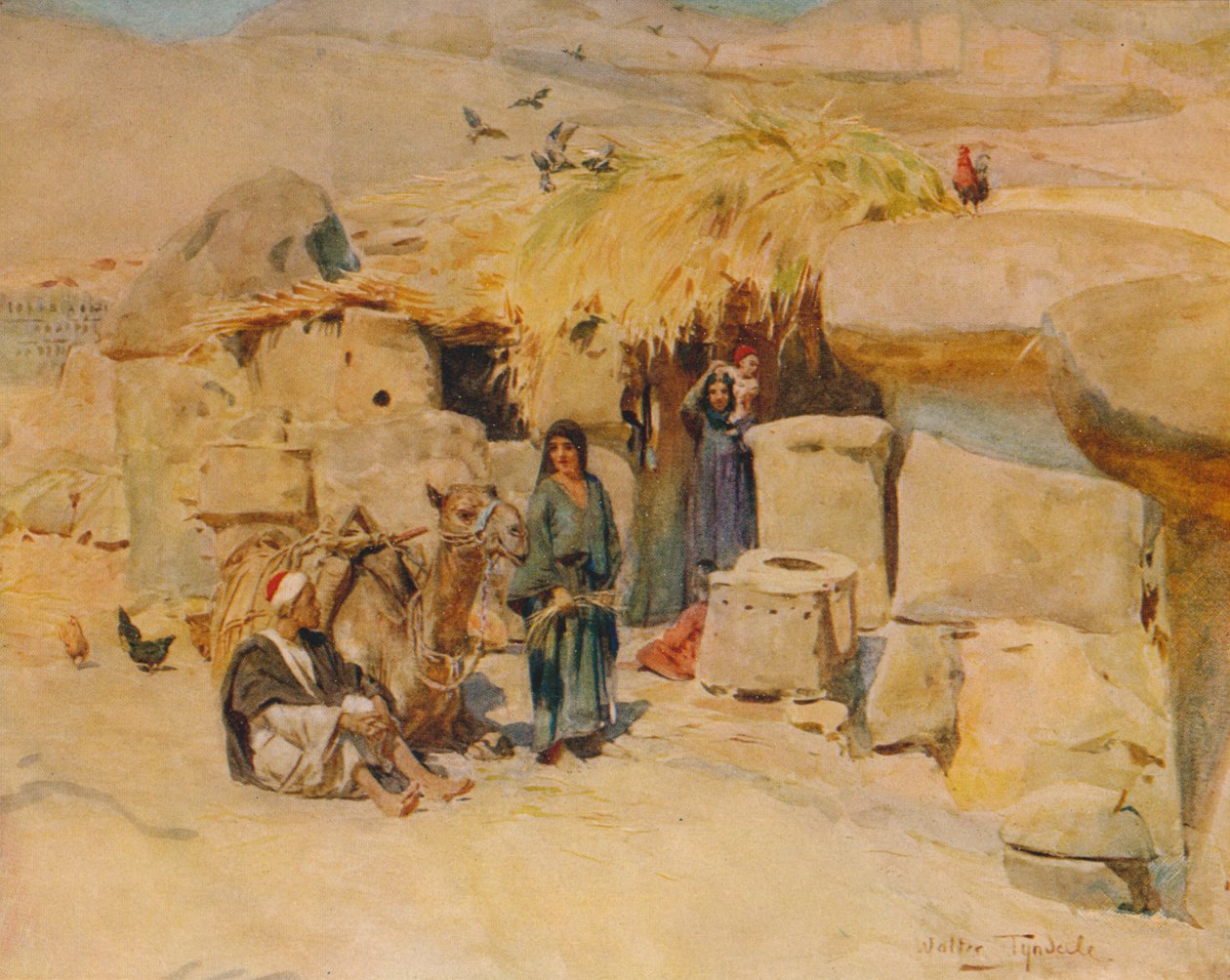 A Theban Homestead، c1905، 1912 بواسطة والتر فريدريك روف تندل