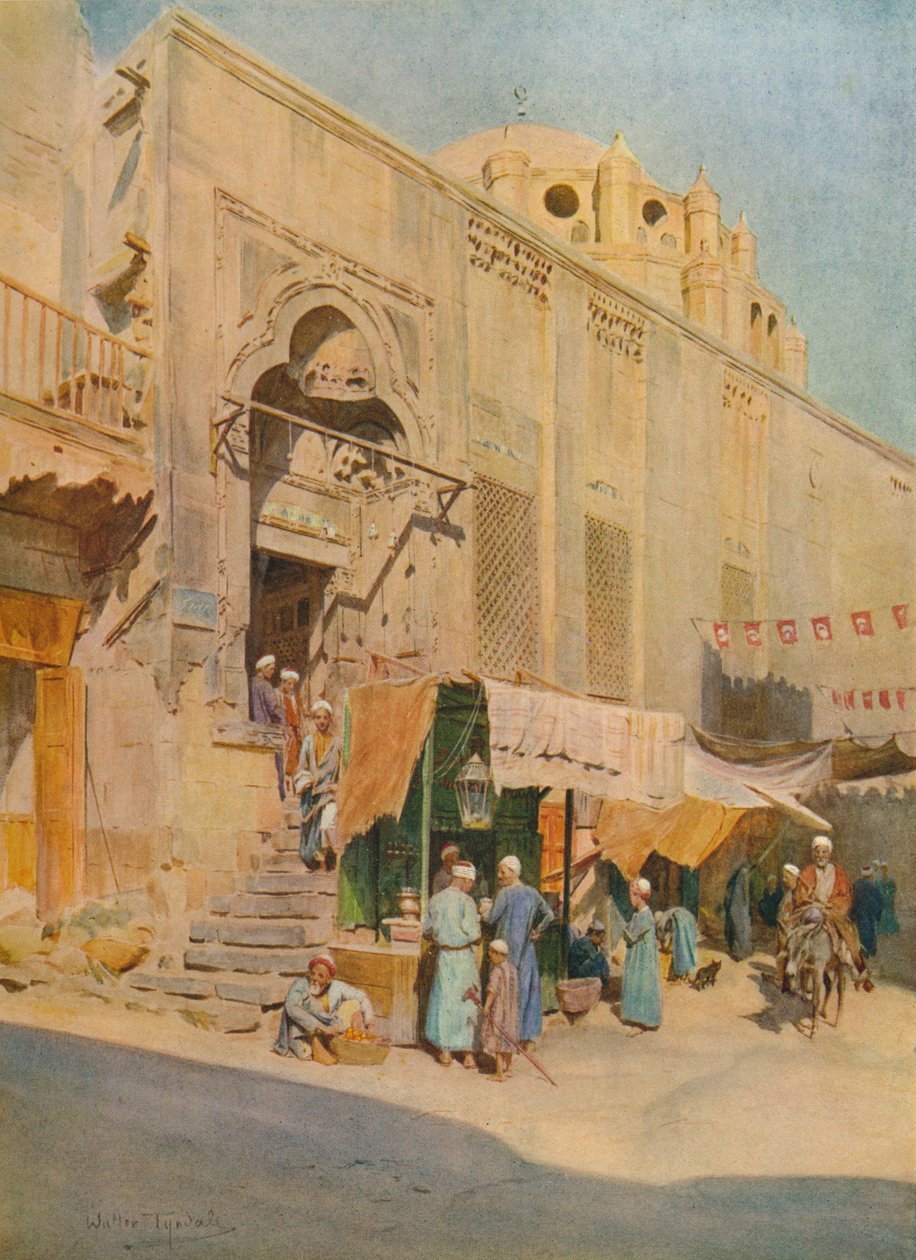 مسجد محمد باي ، c1905 ، 1912 بواسطة والتر فريدريك روف تندل