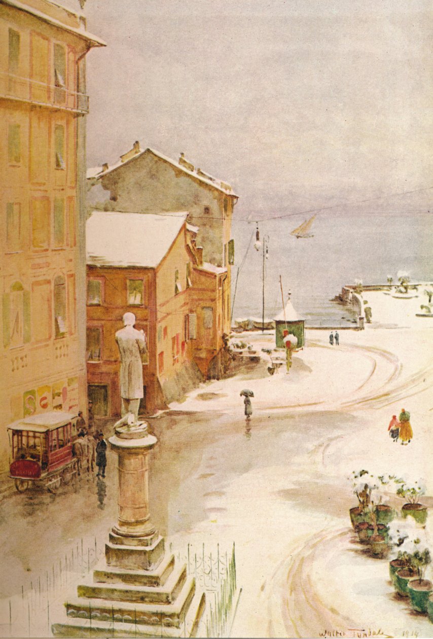 Piazza Mazzini، S. Margherita، c1910، 1912 بواسطة والتر فريدريك روف تندل
