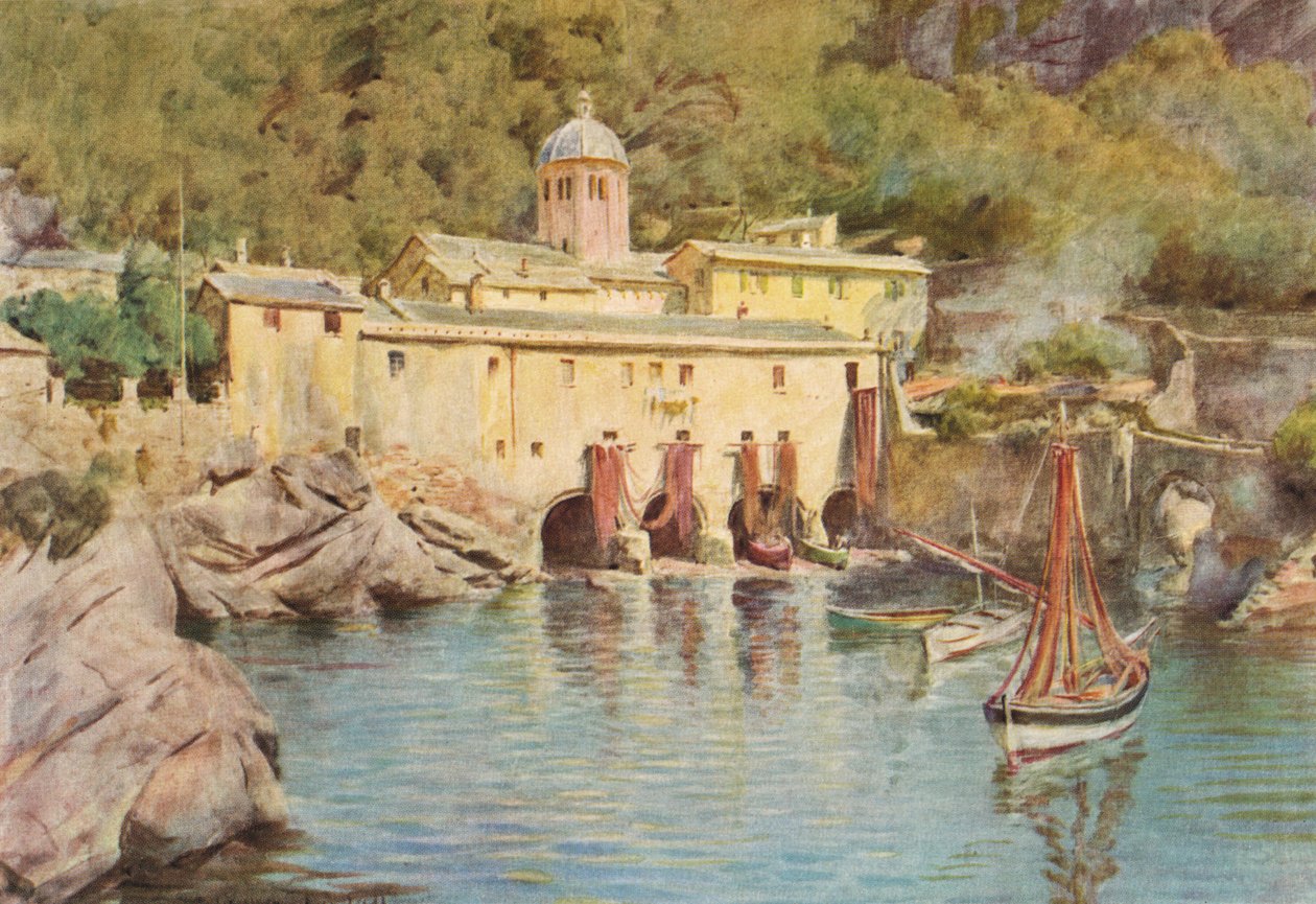S. Fruttuoso ، c1910 ، 1912 بواسطة والتر فريدريك روف تندل