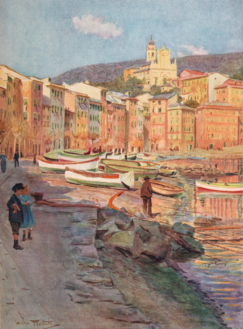 S. Margherita Ligure ، c1910 ، 1912 بواسطة والتر فريدريك روف تندل