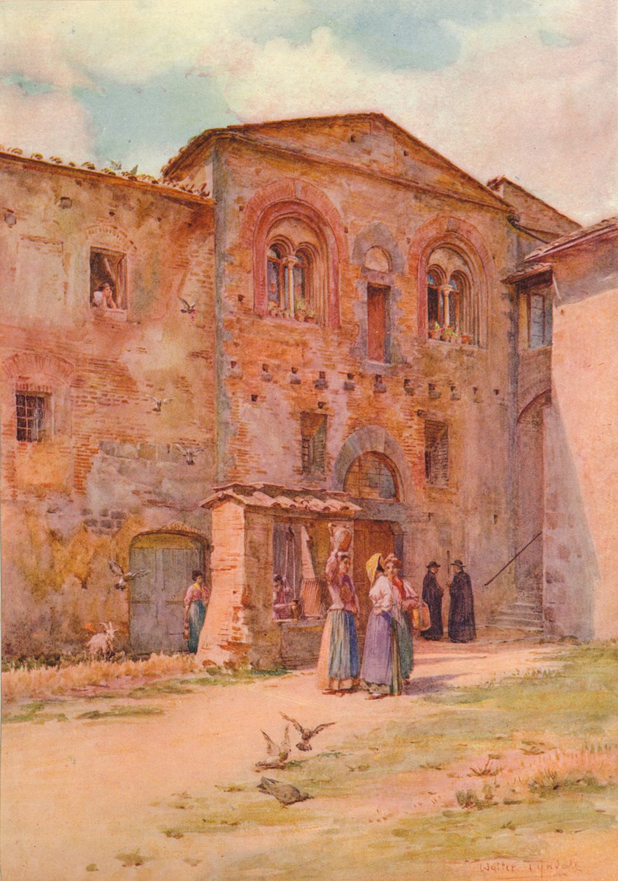بيت الولي ، سان جيمينيانو ، c1900 1913 بواسطة والتر فريدريك روف تندل