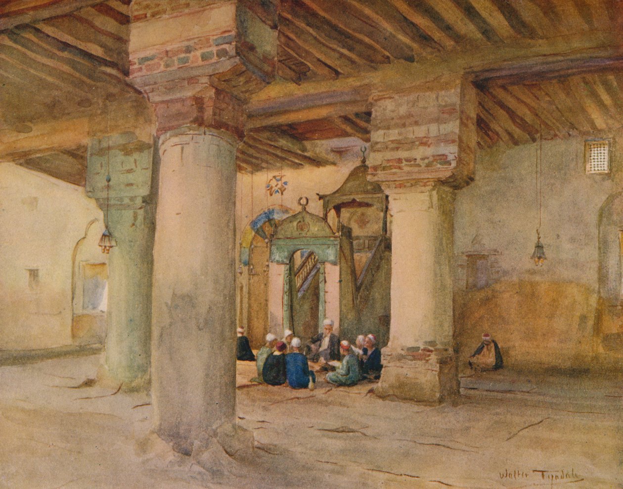 مسجد القصير ، 1905 ، 1912 بواسطة والتر فريدريك روف تندل