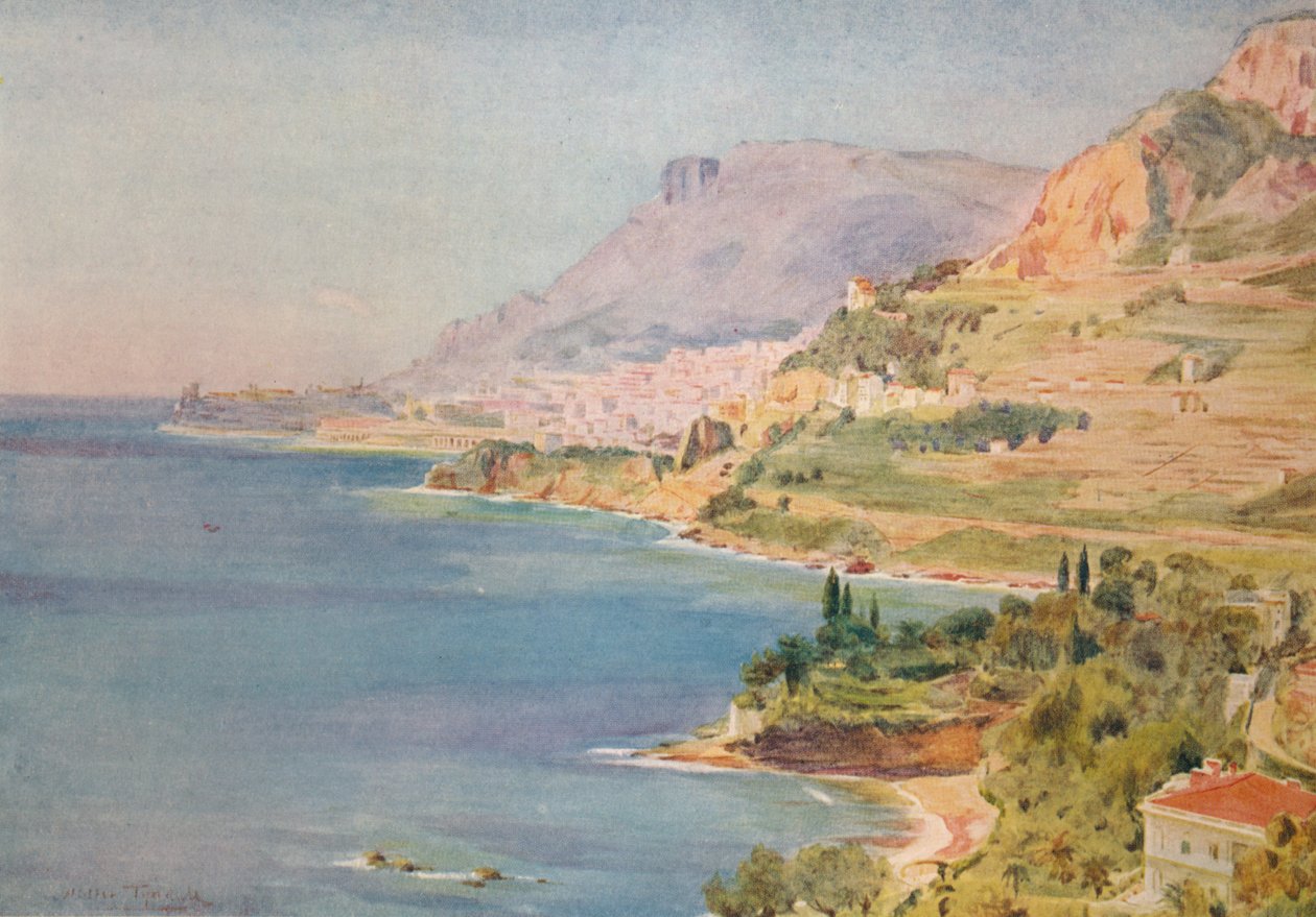 إمارة موناكو ، c1910 ، 1912 بواسطة والتر فريدريك روف تندل
