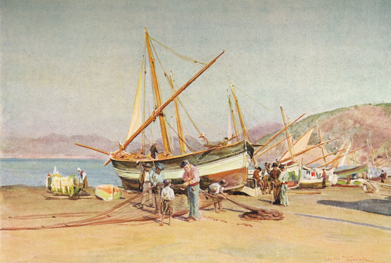 ستراند في سيستري ليفانتي ، c1910 ، 1912 بواسطة والتر فريدريك روف تندل
