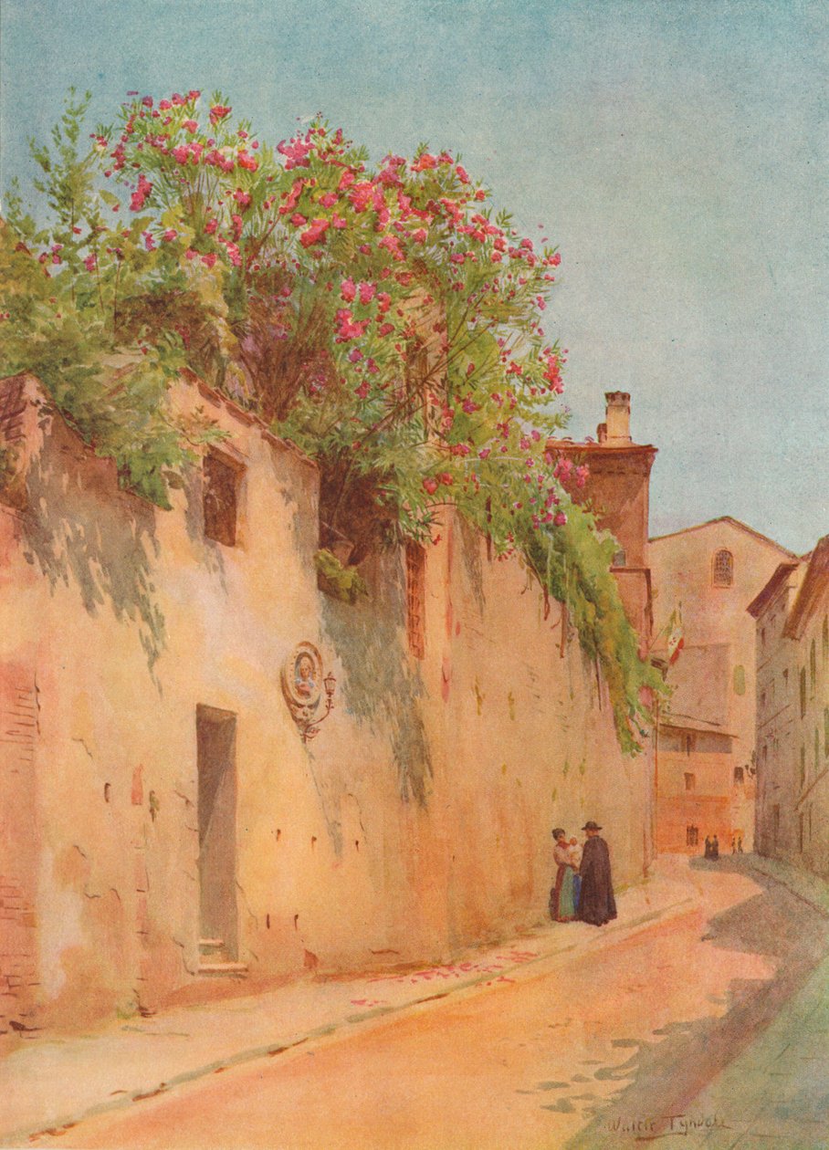 عبر Delle Sperandie ، سيينا ، c1900 1913 بواسطة والتر فريدريك روف تندل
