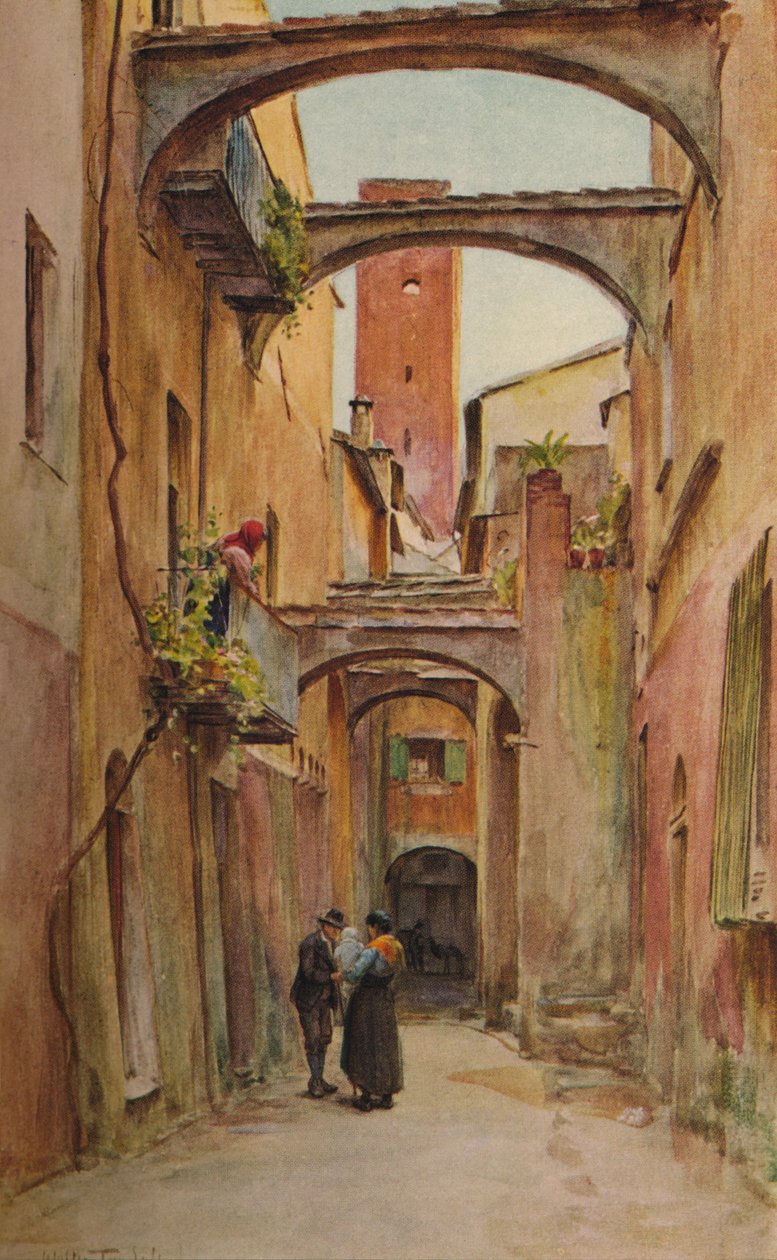 عبر dello Speddale ، Noli ، c1910 ، 1912 بواسطة والتر فريدريك روف تندل