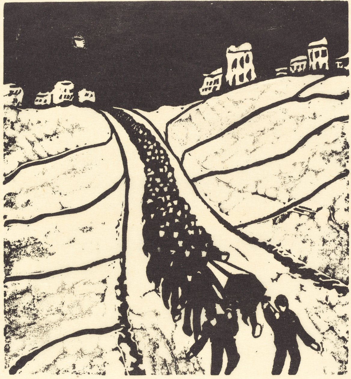 دفن الدفن ، 1916. بواسطة والتر غرامات