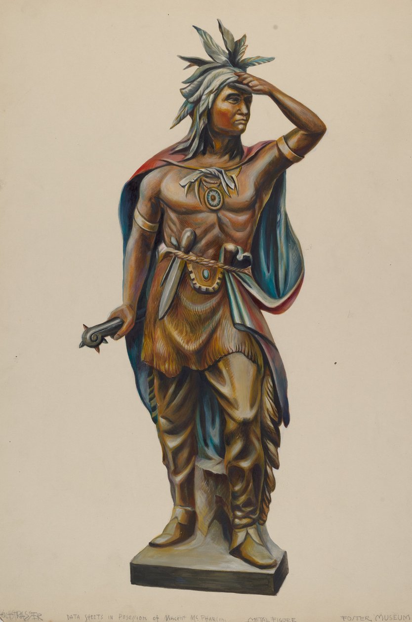 متجر سيجار هندي ، ج. 1938. بواسطة والتر هوشستراسر