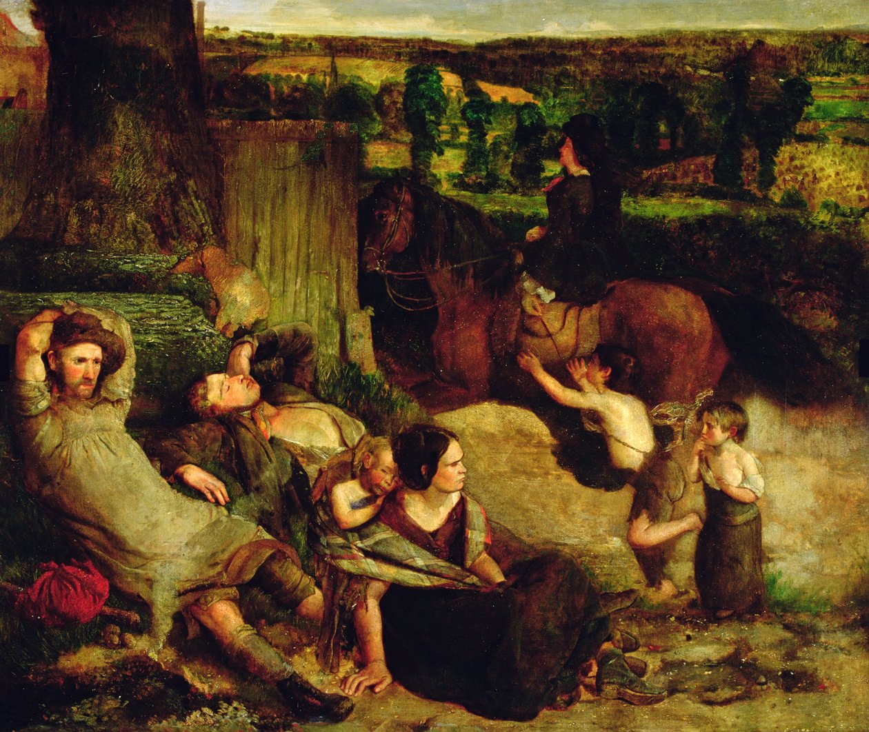 الفاجرون الأيرلنديون ، 1853-54 بواسطة والتر هويل ديفيريل