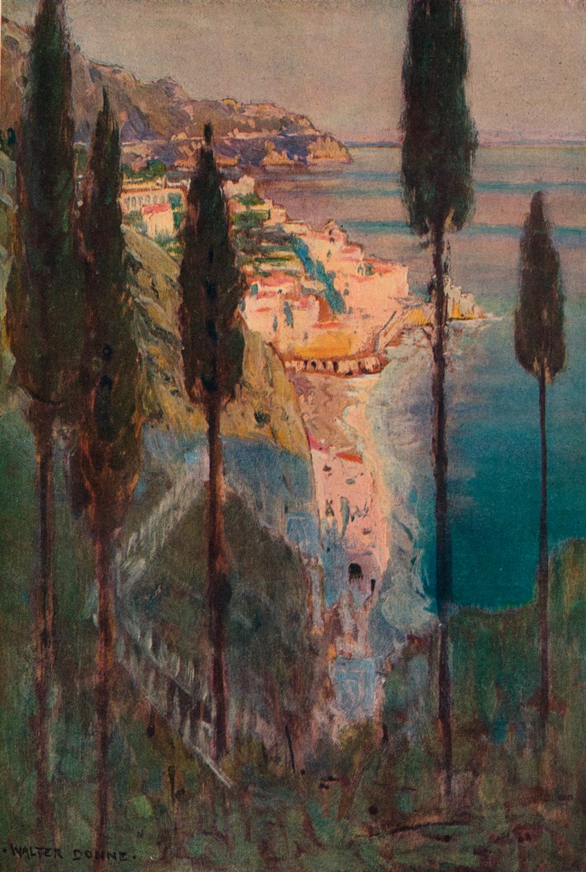 ظلال المساء ، أمالفي ، 1887-1906 ، 1906-7 بواسطة والتر جيه دون