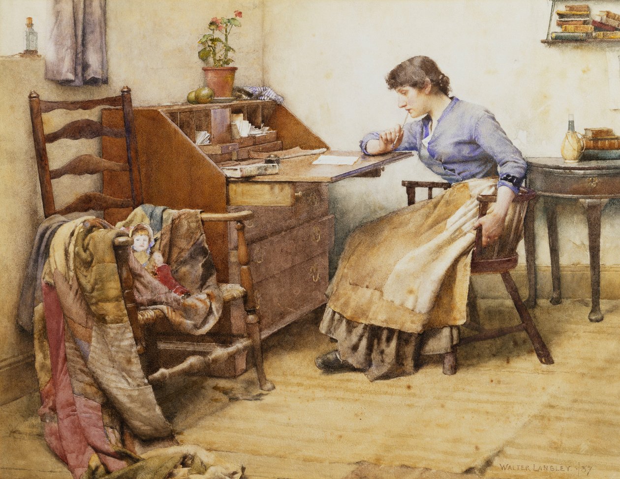 أفكار بعيدة ، 1887 بواسطة والتر لانجلي