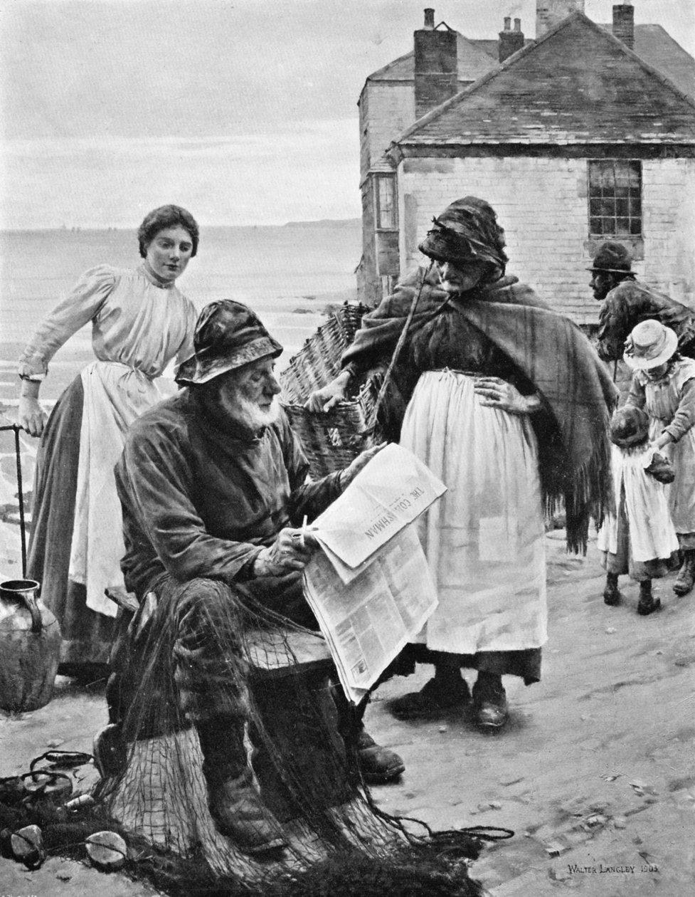 عندما تكون القوارب بعيدة ، 1903. بواسطة والتر لانجلي