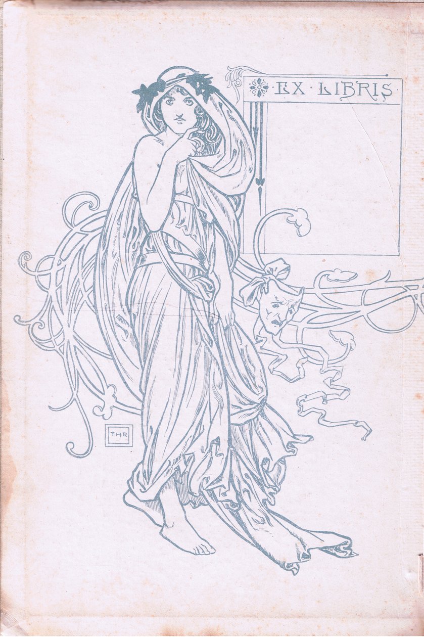 تصميم الغلاف الداخلي (الأخضر والأبيض) ، 1900 بواسطة والتر باجيت