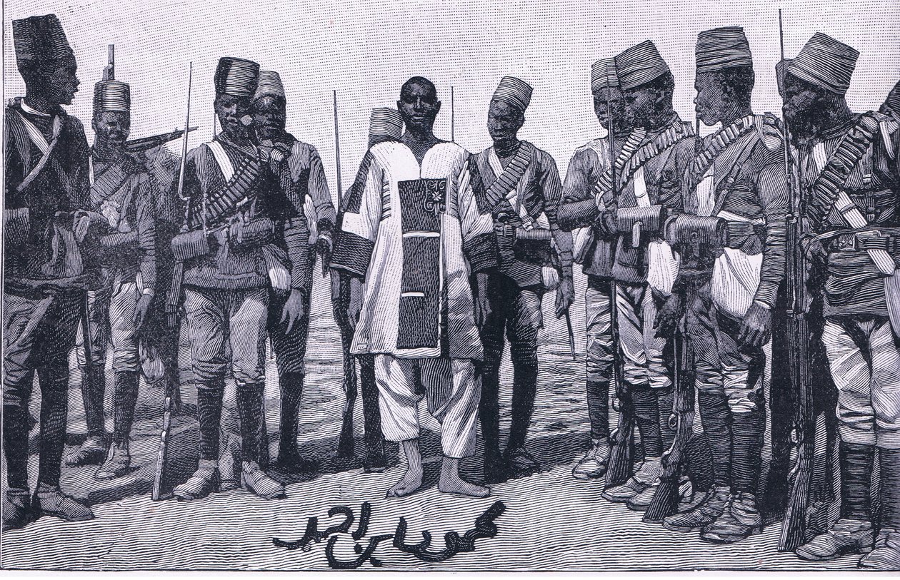 الأمير محمود تحت الحراسة ، توضيح من كاسلز ، تاريخ إنجلترا ، 1900s بواسطة والتر باجيت