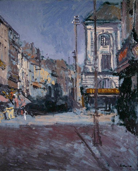 La Grande Rue، Dieppe، c1900 (زيت على قماش) بواسطة والتر ريتشارد سيكرت