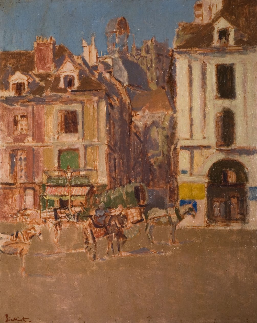 شارع نوتردام وذا كواي دوكين ، 1902. بواسطة والتر ريتشارد سيكرت