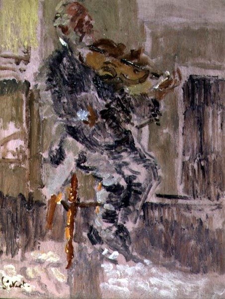 Old Heffel of Rowton House ، حوالي عام 1916 (زيت على لوح) بواسطة والتر ريتشارد سيكرت