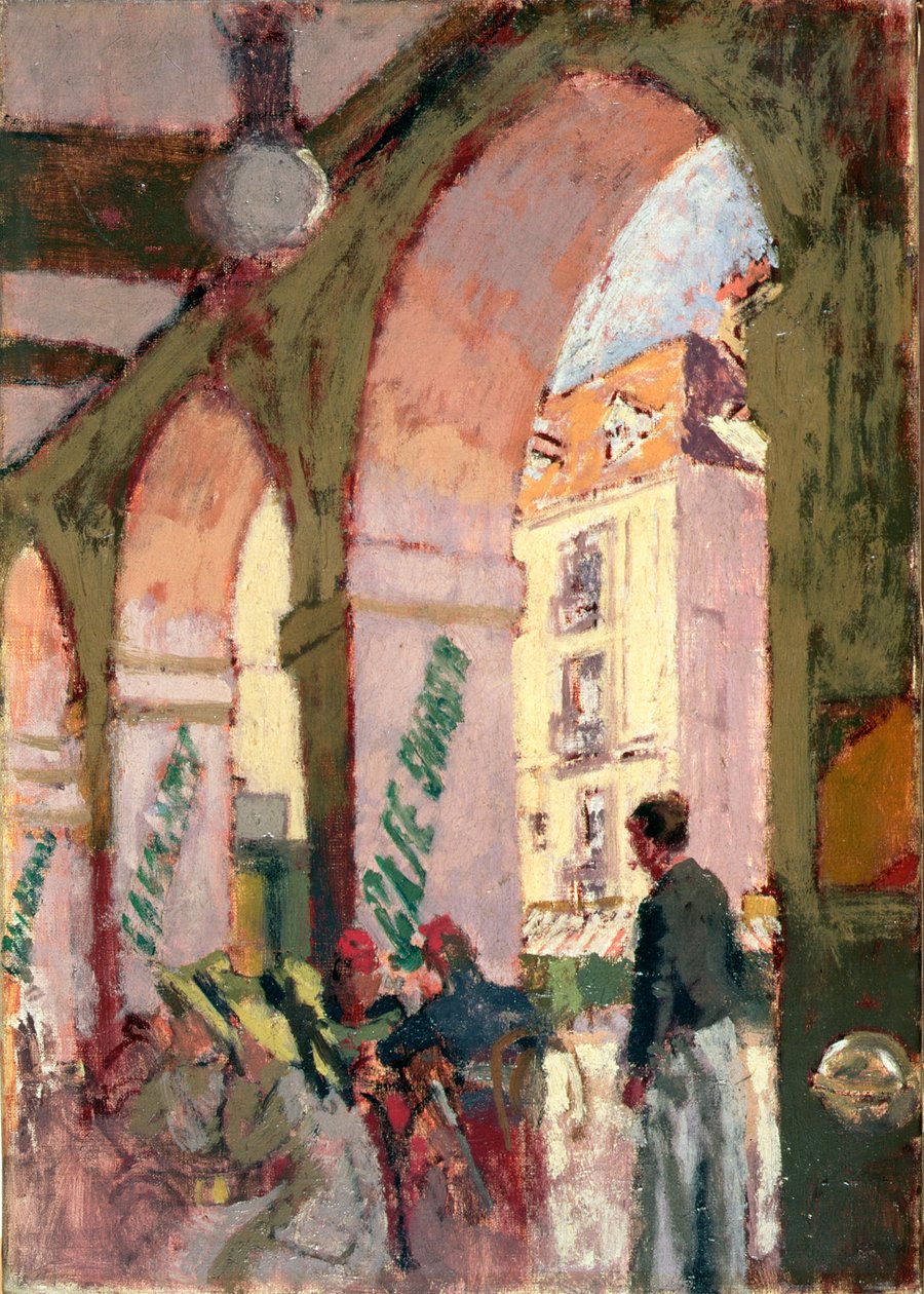 The Cafe Suisse ، أو Cafe des Arcades ، Dieppe (زيت على قماش) بواسطة والتر ريتشارد سيكرت