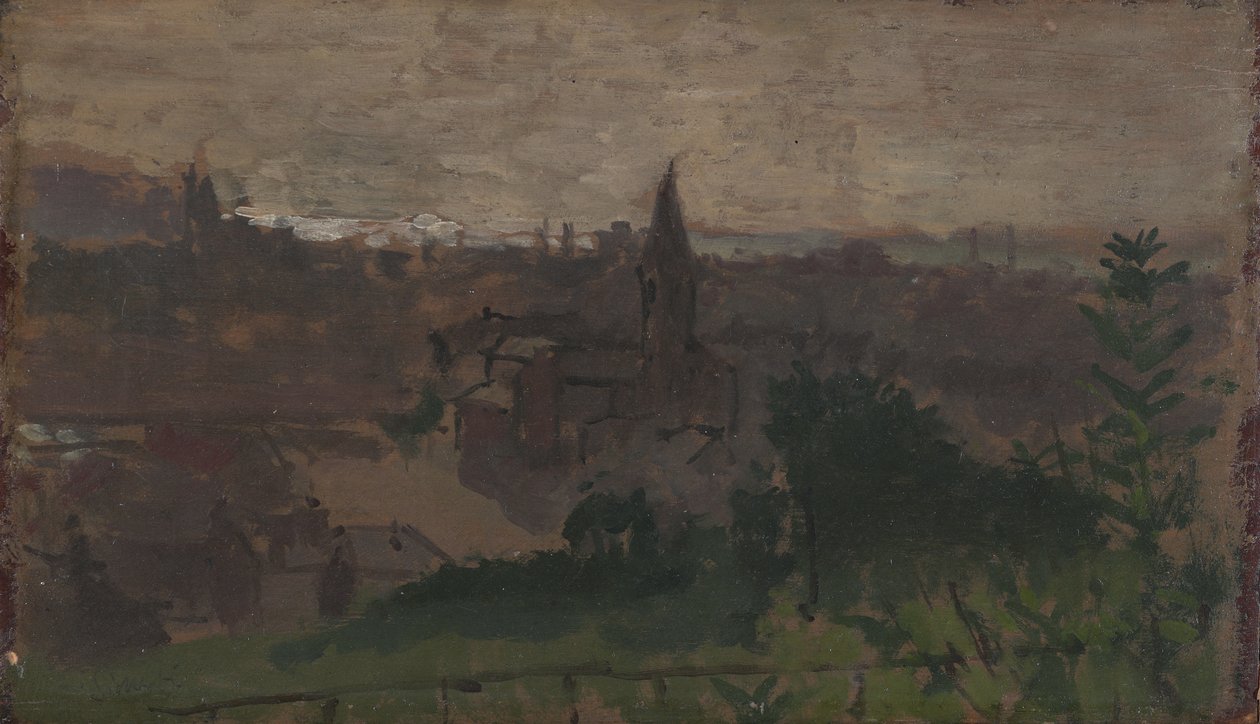 منظر لدييب مع Eglise du Pollet ، c.1890 بواسطة والتر ريتشارد سيكرت