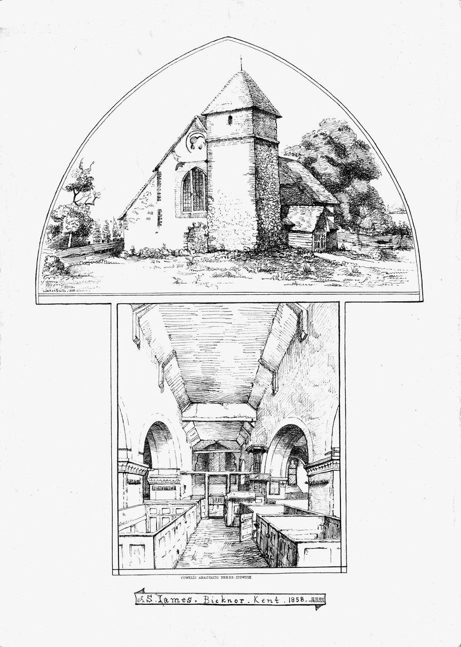 سانت جيمس ، بيكنور ، كينت ، 1858. بواسطة والتر سميث