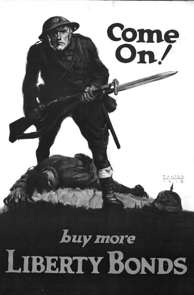 'تعال! اشترِ المزيد من ملصقات Liberty Bonds ، الحرب العالمية الأولى بواسطة والتر وايتهيد