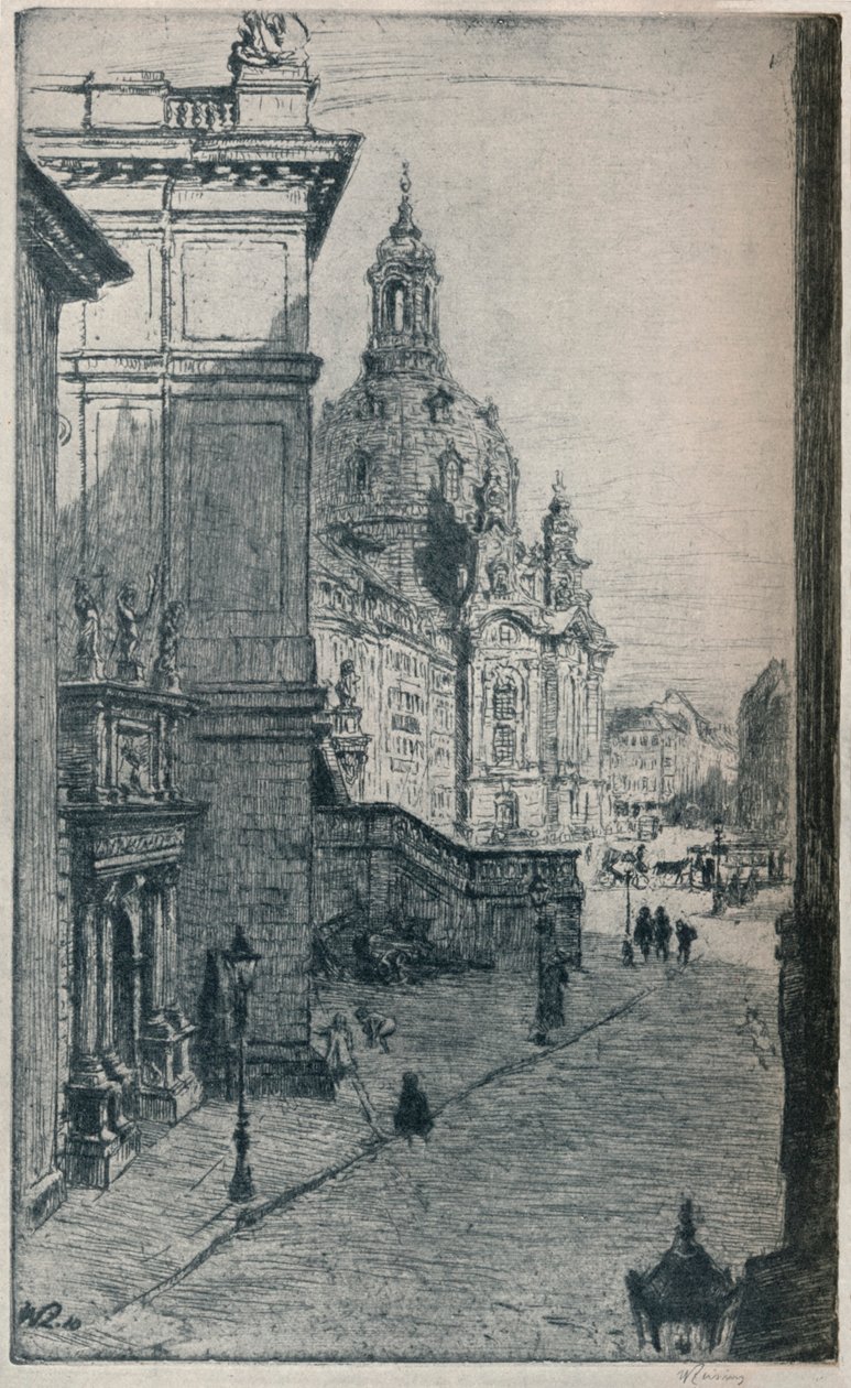 Judenhof ، درسدن ، c1913 بواسطة والتر تسايسينج