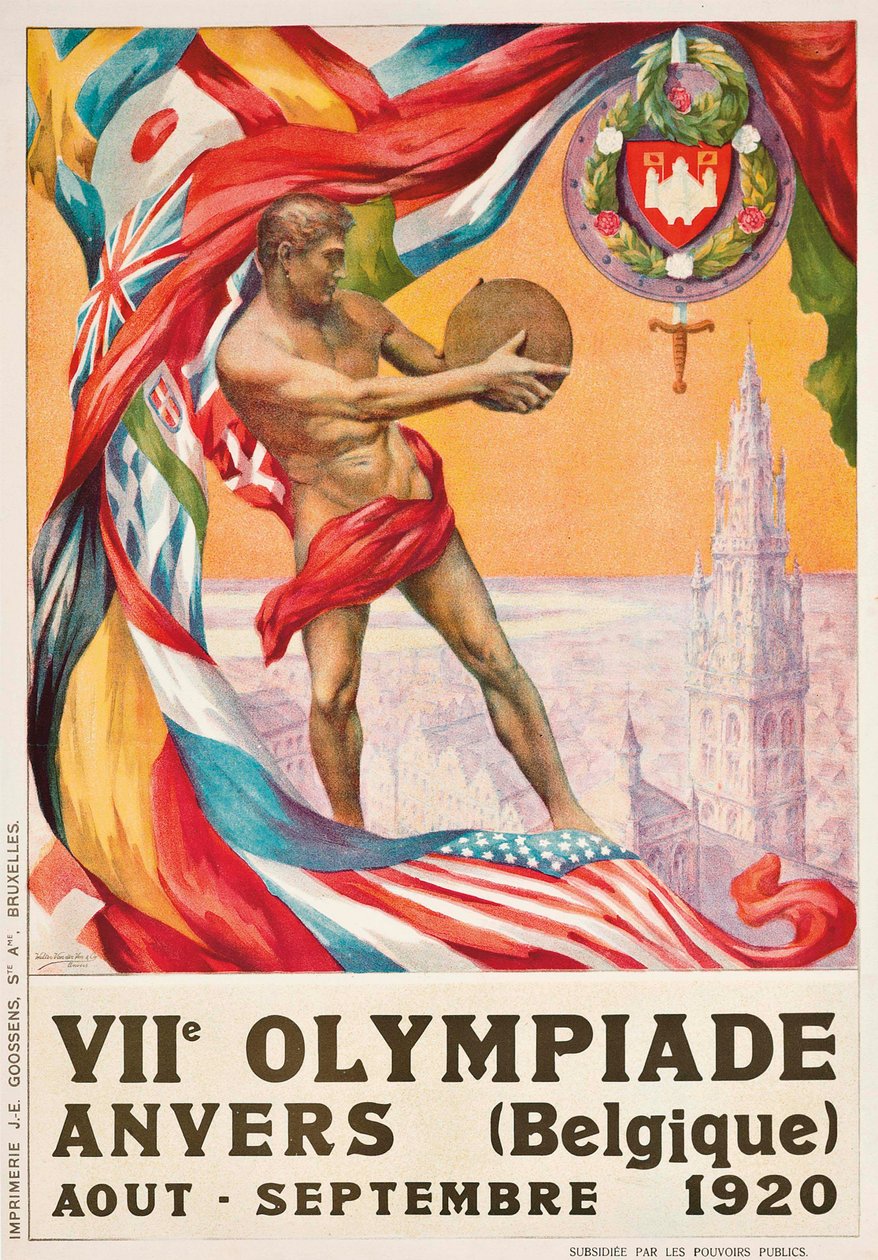 دورة الألعاب الأولمبية الصيفية لعام 1920 في أنتويرب 1920. بواسطة والتر فان دير فين