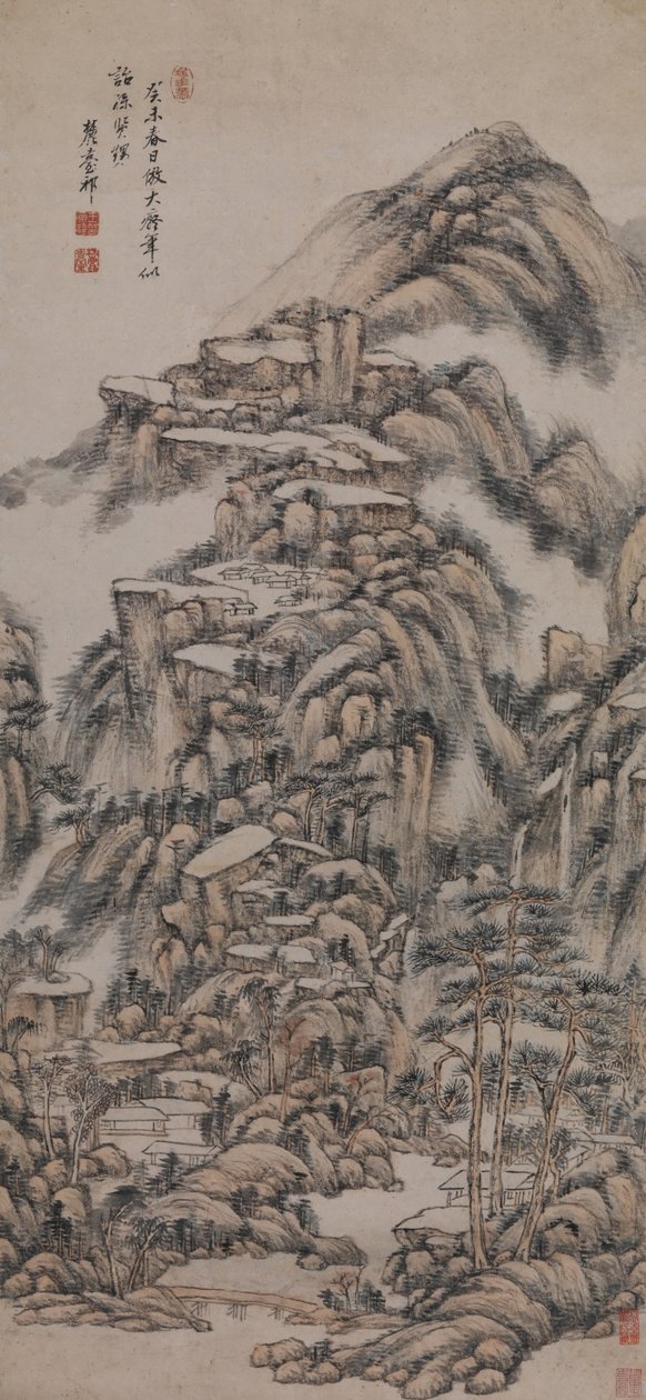 المناظر الطبيعية على غرار هوانغ Gongwang بواسطة وانغ Yuanqi