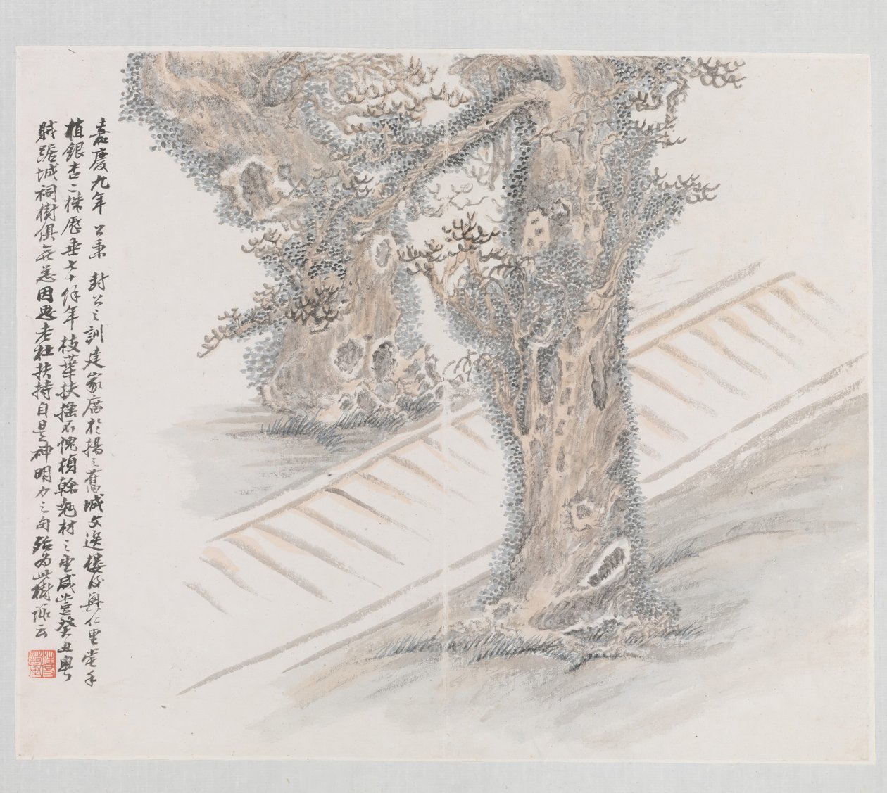 عشرة مواقع مرتبطة بـ Ruan Yuan ، بتاريخ 1883. بواسطة وانغ جون