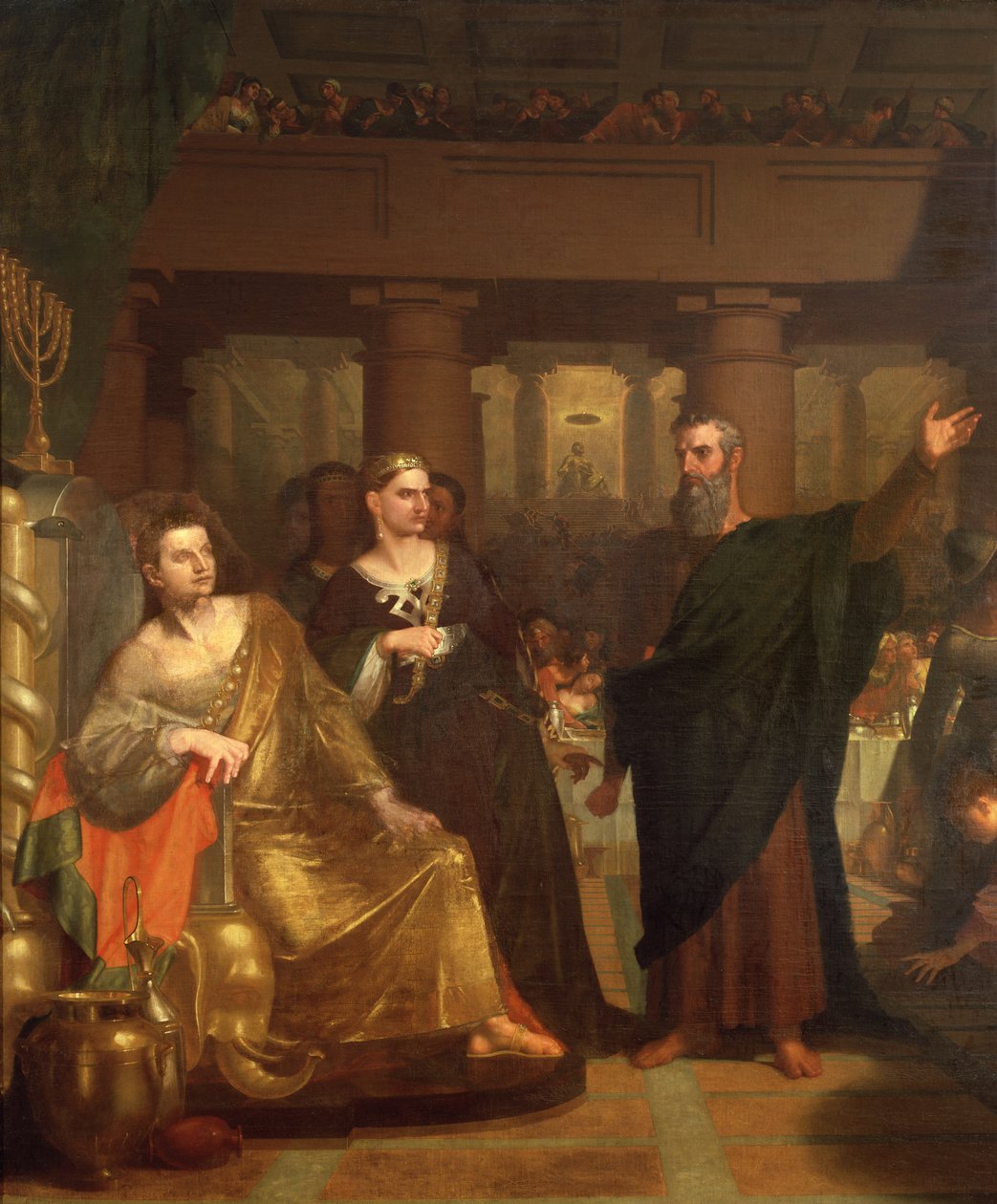 عيد بيلشازار ، 1817-1843 (تفاصيل 363406) بواسطة واشنطن ألستون