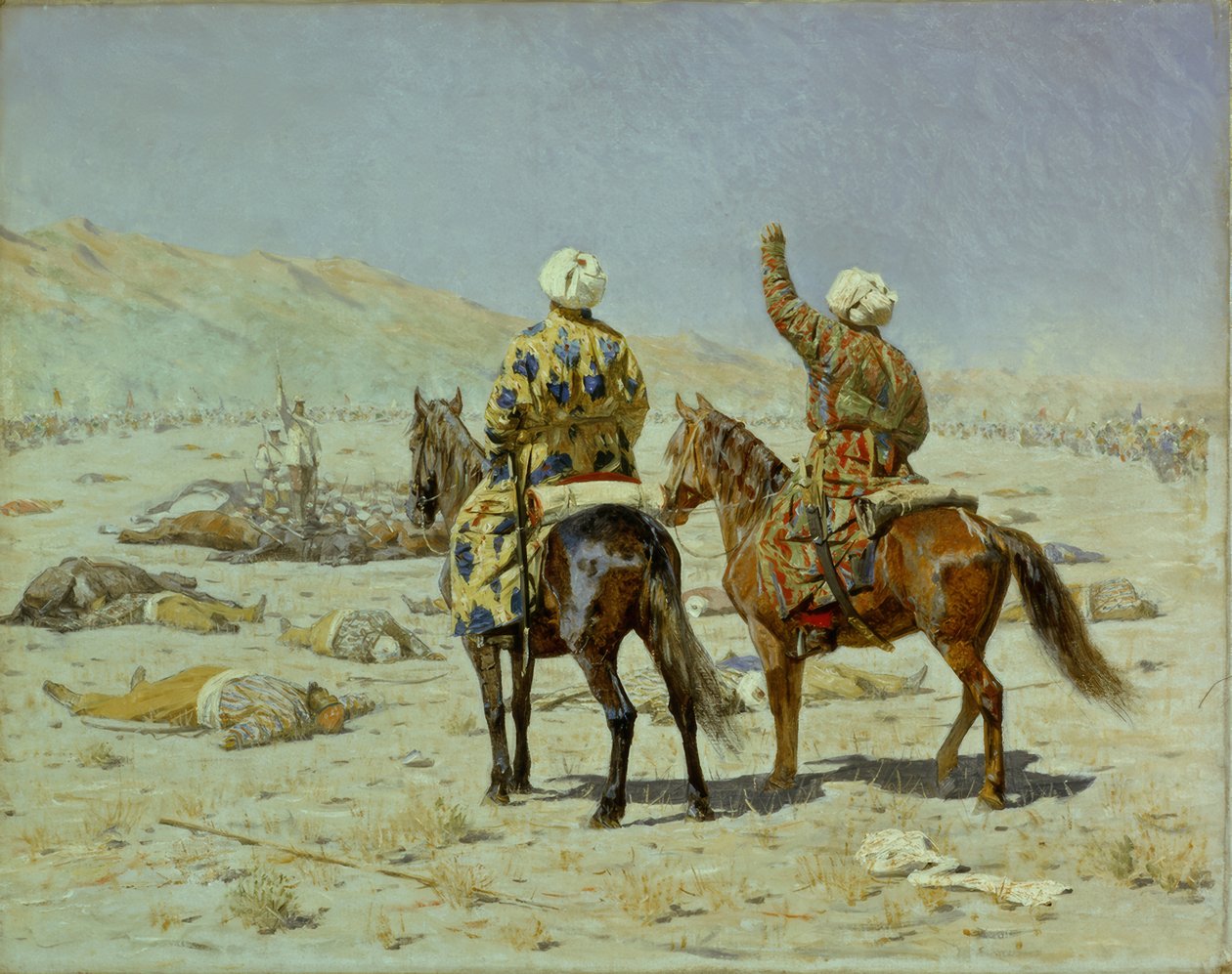 غزو تركستان - W.Vereschtschagin بواسطة Wassili W. Werestschagin