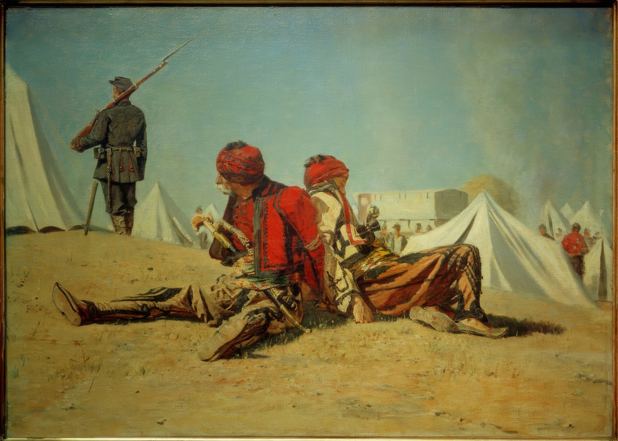 اثنين من Baschibozuks بواسطة Wassili W. Werestschagin