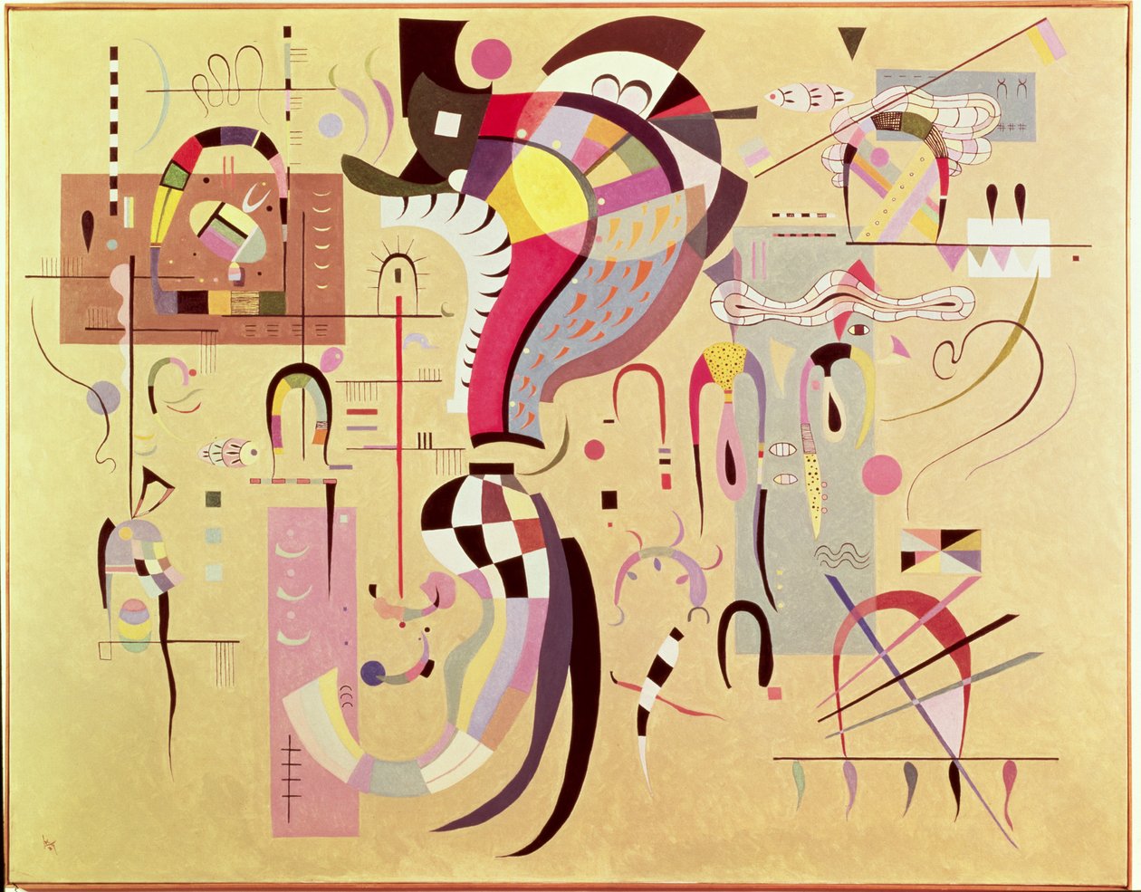 المركز المصاحب ، 1937 بواسطة فاسيلي كاندينسكي