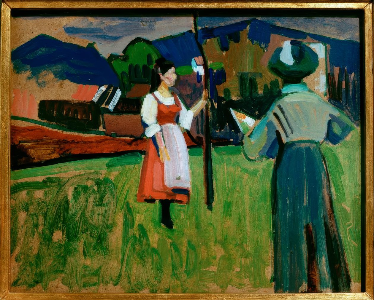 مورناو - رسم غابرييل مونتر بواسطة فاسيلي كاندينسكي