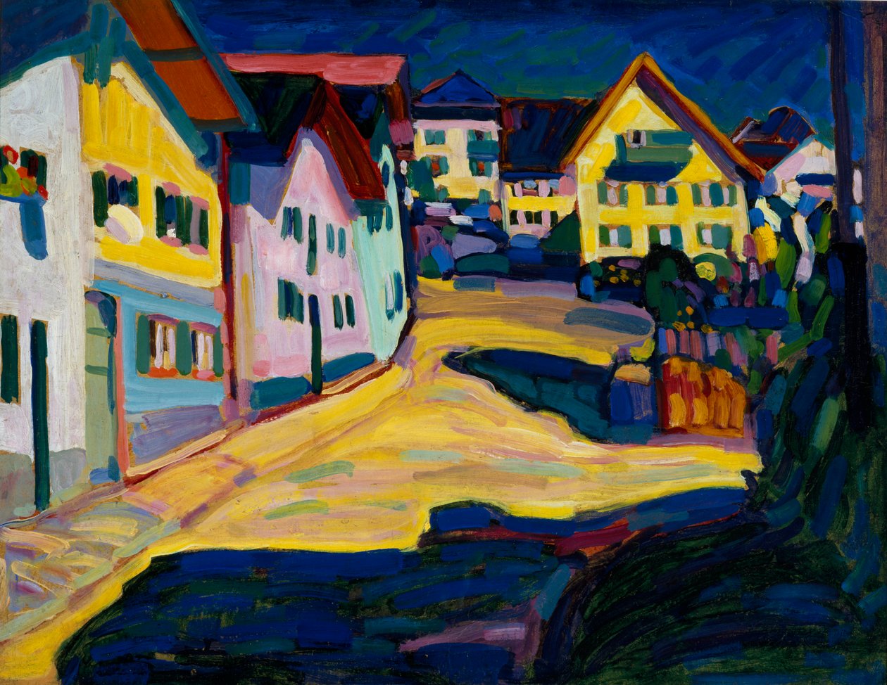Murnau، Burggrabenstrasse بواسطة فاسيلي كاندينسكي