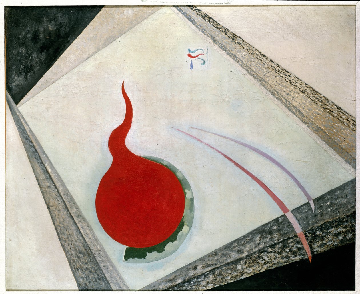 اللوحة الثالثة من `Poids Montes` (` Mounted Weights`) 1935 بواسطة فاسيلي كاندينسكي